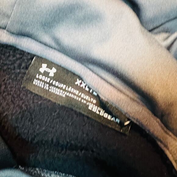 Under Armour Pullover Sweatshirt Handwarner Hoodie Black - XXL - Picture 4 of 4